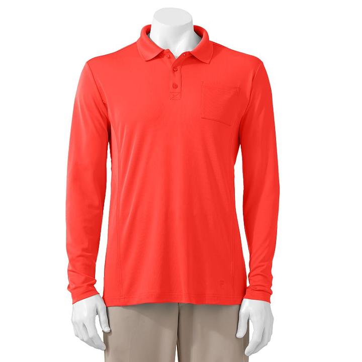 Big & Tall Fila Sport Golf&reg; Fitted Performance Polo, Men's, Size: 3xb, Red