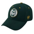Adult Top Of The World Colorado State Rams Triple Threat Adjustable Cap, Dark Green