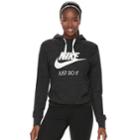 Women's Nike Sportswear Gym Vintage Hoodie, Size: Small, Grey (charcoal)