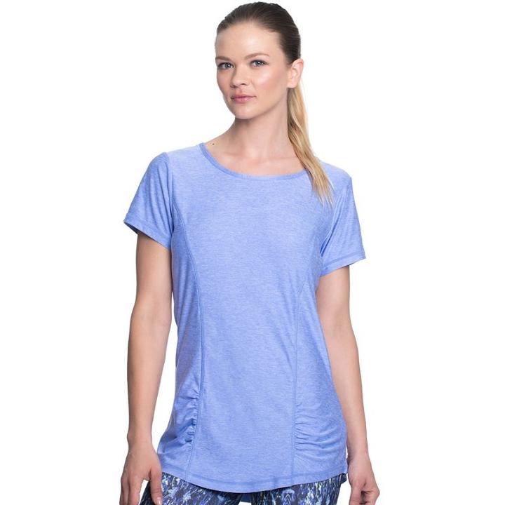 Women's Gaiam Energy Yoga Tee, Size: Large, White Oth
