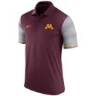 Men's Nike Minnesota Golden Gophers Early Season Polo, Size: Small, Dark Red