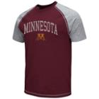 Men's Campus Heritage Minnesota Golden Gophers Raglan Tee, Size: Medium, Dark Red