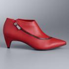 Simply Vera Vera Wang Full Women's Ankle Boots, Size: Medium (6), Med Red