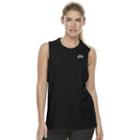 Women's Nike Dry Solid Muscle Running Tank, Size: Medium, Grey (charcoal)