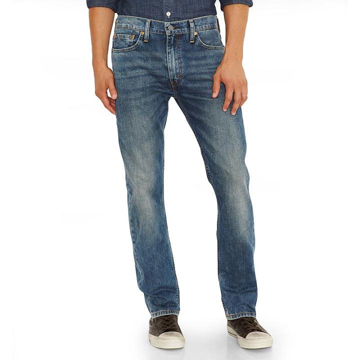 Men's Levi's&reg; 513&trade; Slim Straight Stretch Jeans, Size: 42x30, Med Blue