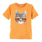 Boys 4-10 Jumping Beans&reg; Cat In Sunglasses Graphic Tee, Size: 8, Orange