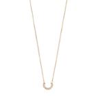Lc Lauren Conrad Simulated Crystal Semicircle Spike Necklace, Women's, Gold