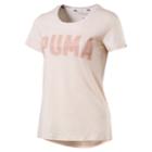 Women's Puma Athletic Short Sleeve Graphic Tee, Size: Small, White