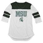 Women's Michigan State Spartans Fiery Tee, Size: Large, White