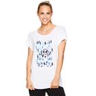 Women's Gaiam Intention Graphic-print Yoga Tee, Size: Large, Grey (charcoal)