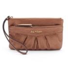 Juicy Couture Jc 700 Ruched Wristlet, Beige/khaki