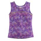 Girls 4-14 Jacques Moret Triangle Abstract Dance Tank Top, Size: Small, Brown Over