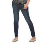 Maternity A:glow Full Belly Panel Skinny Jeans, Women's, Size: 10-mat, Blue