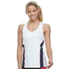 Women's Fila Sport&reg; V-neck Racerback Tank, Size: Xl, White