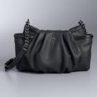 Simply Vera Vera Wang Morris Pleated Crossbody Bag, Women's, Black
