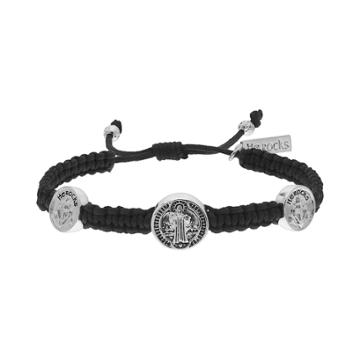 He Rocks Jesus Corded Bolo Bracelet, Women's, Size: 9, Multicolor