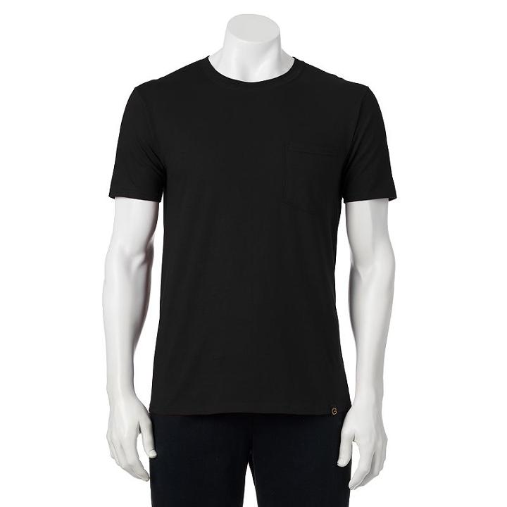 Men's Goldtoe&reg; Pocket Tee, Size: Xxl, Black