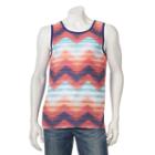 Men's Urban Pipeline&reg; Print Knit Tank, Size: Large, Med Orange