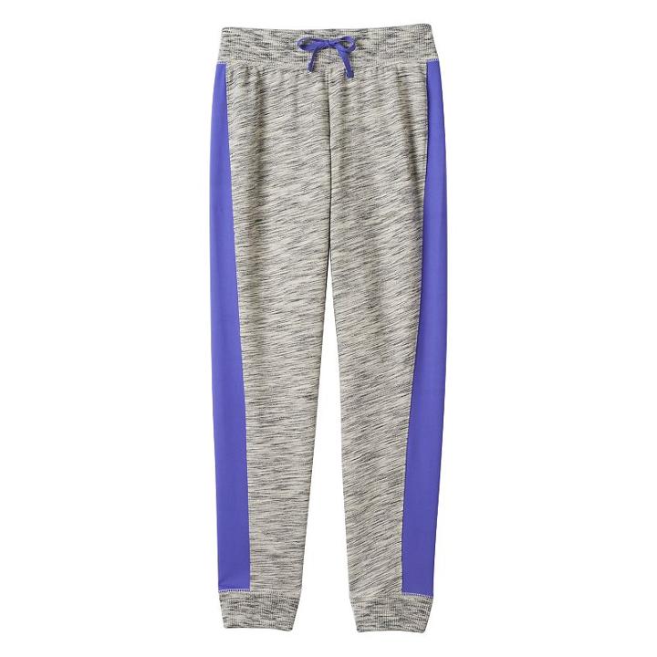Girls Plus Size So&reg; French Terry Colorblock Jogger Pants, Girl's, Size: 20 1/2, Med Grey