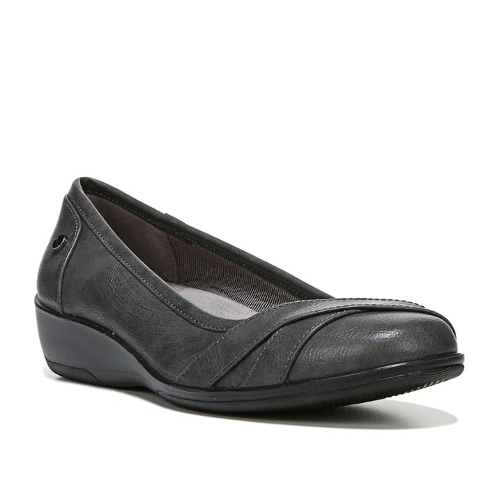 Lifestride Velocity I-loyal Women's Ballet Flats, Size: 7.5 Wide, Grey