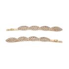 Lc Lauren Conrad 2-pc. Simulated Crystal Pave Marquise Bobby Pin Set, Women's, Gold