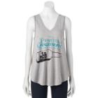 Disney's Pirates Of The Caribbean: Dead Men Tell No Tales Juniors' Ship Bottle Graphic Tank, Size: Large, Grey