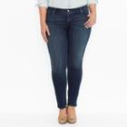 Plus Size Levi's Mid Rise Skinny Jeans, Women's, Size: 25 - Regular, Blue