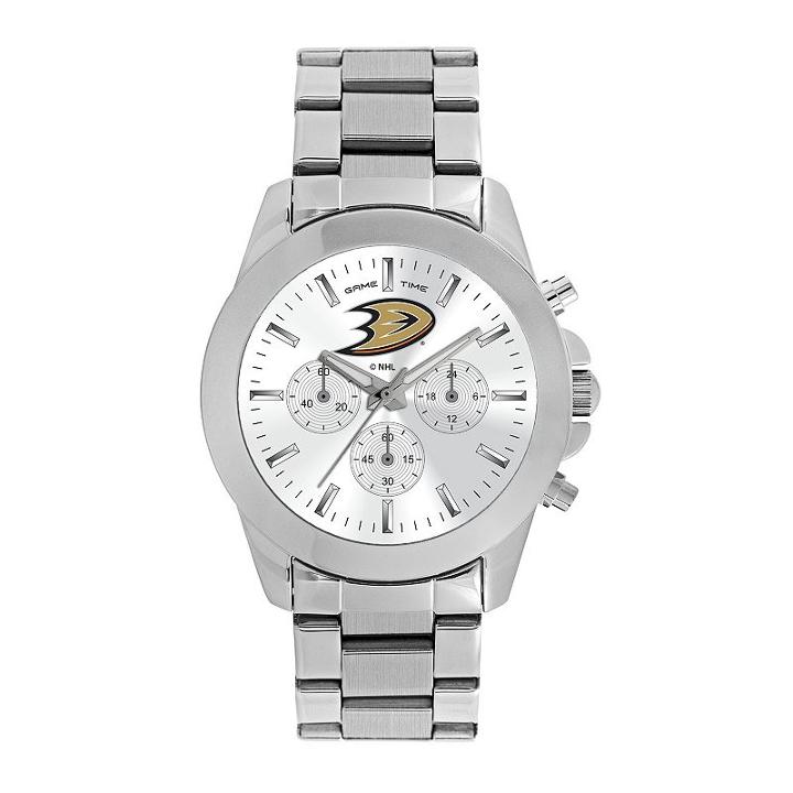 Women's Game Time Anaheim Ducks Knockout Watch, Silver