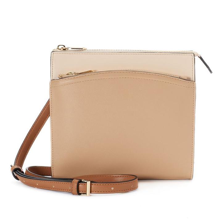 Reed Arc Crossbody Bag, Women's, Med Brown