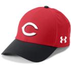 Men's Under Armour Cincinnati Reds Driving Adjustable Cap, Red Red Alt