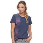 Women's Sonoma Goods For Life&trade; Graphic Crewneck Tee, Size: Xxl, Dark Blue