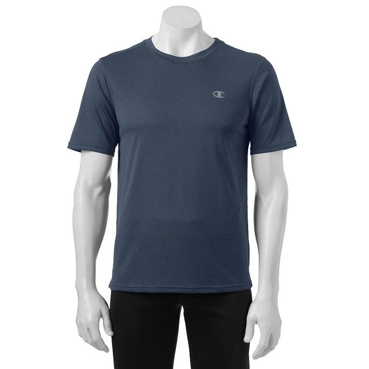Men's Champion Vapor Performance Tee, Size: Medium, Blue (navy)
