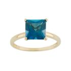 London Blue Topaz 10k Gold Ring, Women's, Size: 7