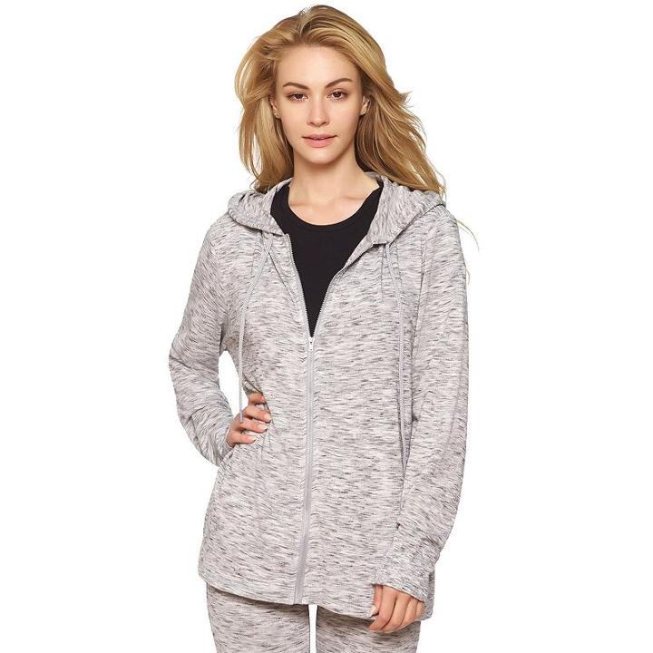 Women's Jezebel Andreja Marled Hoodie, Size: Xl, Light Grey