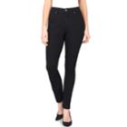 Petite Gloria Vanderbilt Curvy Fit Mid-rise Skinny Jeans, Women's, Size: 6 Petite, Grey (charcoal)