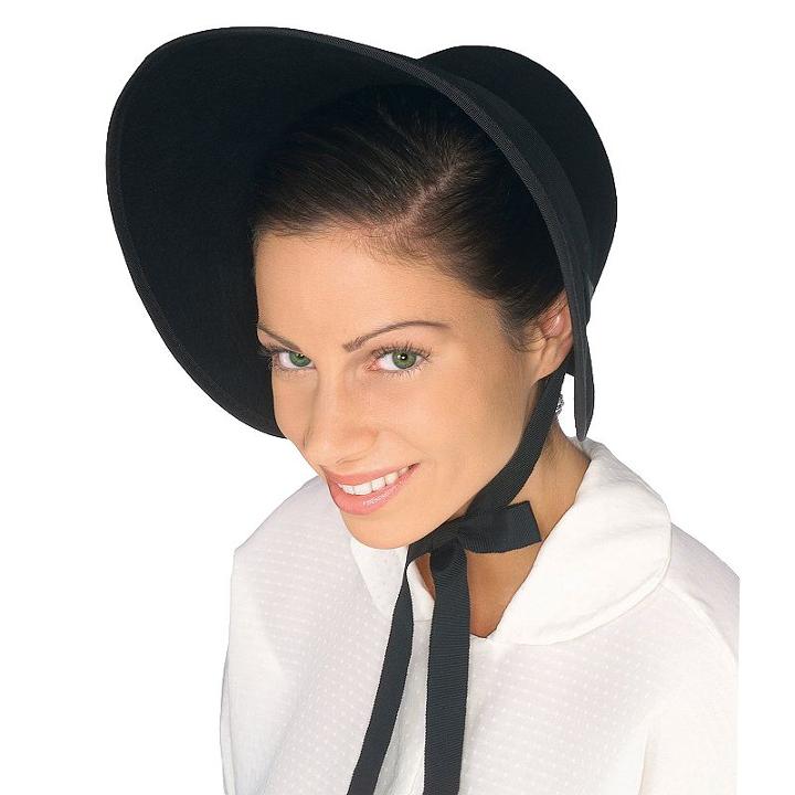 Adult Felt Costume Bonnet, Women's, Black