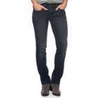Women's Sonoma Goods For Life&trade; Slim Fit Straight-leg Jeans, Size: 12 T/l, Dark Blue