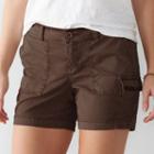 Women's Sonoma Goods For Life&trade; Utility Shorts, Size: 8, Brown