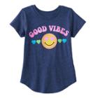 Girls 4-10 Jumping Beans&reg; Slubbed Graphic Tee, Girl's, Size: 6x, Blue (navy)