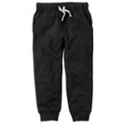 Boys 4-8 Carter's Jogger Pants, Size: 7, Black