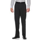 Men's Croft & Barrow&reg; Classic-fit Easy-care Flat-front Dress Pants, Size: 36x32, Black