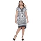 Plus Size World Unity Printed Sublimation Dress, Women's, Size: 1xl, Black