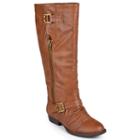 Journee Collection Stella Women's Tall Boots, Girl's, Size: 6, Brown Oth