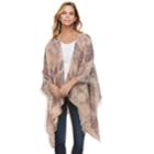 Sonoma Goods For Life&trade; Brushed Roses Reversible Ruana, Women's, Lt Beige