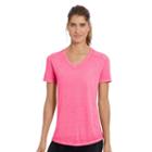 Women's Champion Sugar Wash Boyfriend Tee, Size: Small, Med Pink