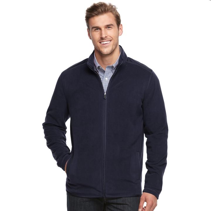 Big & Tall Croft & Barrow&reg; Classic-fit Arctic Fleece Jacket, Men's, Size: Xxl Tall, Blue