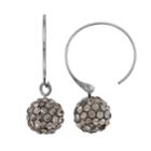 Simply Vera Vera Wang Fireball Nickel Free Semi-hoop Earrings, Women's, Grey