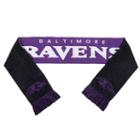 Adult Forever Collectibles Baltimore Ravens Reversible Scarf, Black