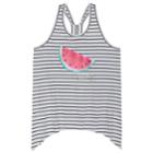 Girls 4-6x French Toast Handkerchief Hem Tank Top, Size: 6x, Blue (navy)