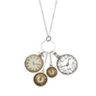 Mudd&reg; Clock Charm Pendant, Adult Unisex, Multicolor